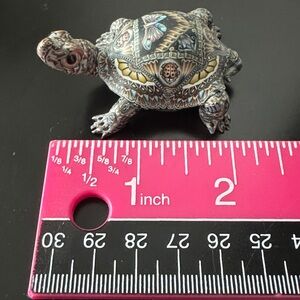 Mini Clay Turtle Sculpture by Artist Jon Stuart Anderson FIMO